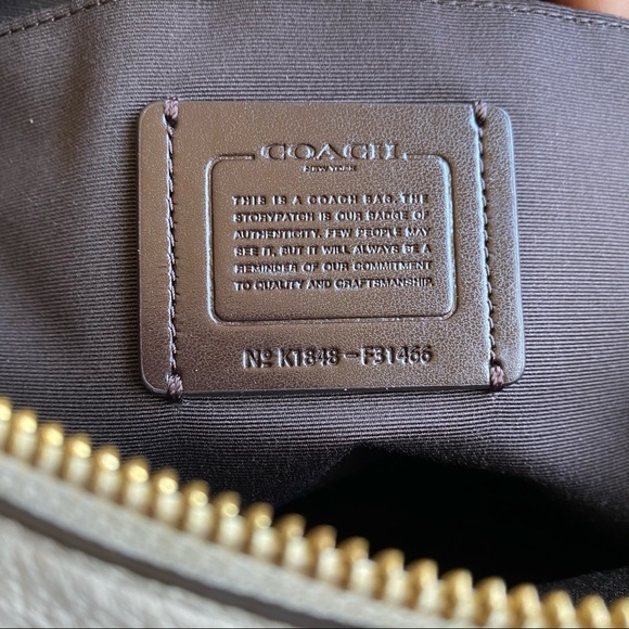 SOLD - Coach Mini Emma Satchel (F31466) Chalk - Picture 12 of 15